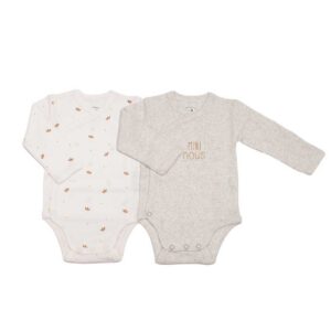 Lot de 2 bodies bébé - Mini nous - Trois kilos sept