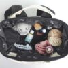 Sac à dos noir à langer déperlant - Trois Kilos Sept