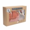 Set repas en silicone pour bébé - 4 pièces - Terre de sienne&Sable - Trois kilos sept