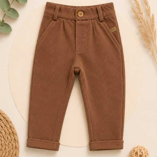 IMG_20260730_132034 Pantalon bébé marron-élégance et confort - Babybol