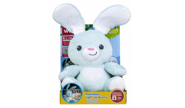 b20decfc3e50f136b9f562d54e14e4b8 - Copie Lapin veilleuse 2 en 1 avec sons et lumières, 2 modes jour/nuit - Winfun