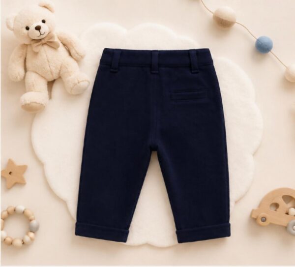 Pantalon bébé bleu marine - élégance, confort - Babybol