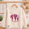 Sweat-shirt enfant écru « Rain is just confetti » - Babybol