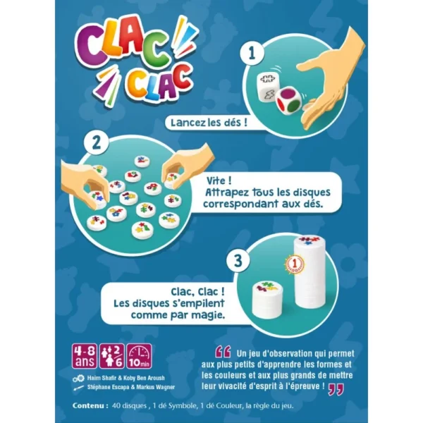 Clac Clac - Gigamic Jeux d'ambiance