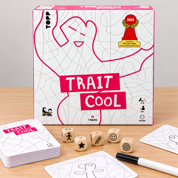Trait Cool – Jeu de dessin et de créativité - Bankiiis Editions