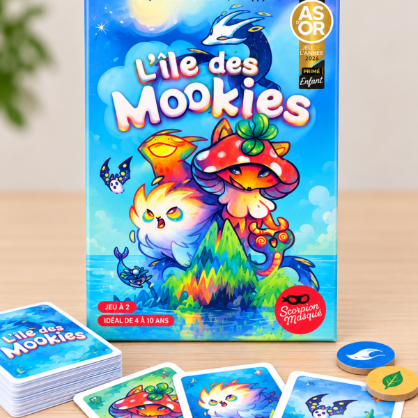 L’Île des Mookies – Jeu de cartes familial - Scorpion masqué