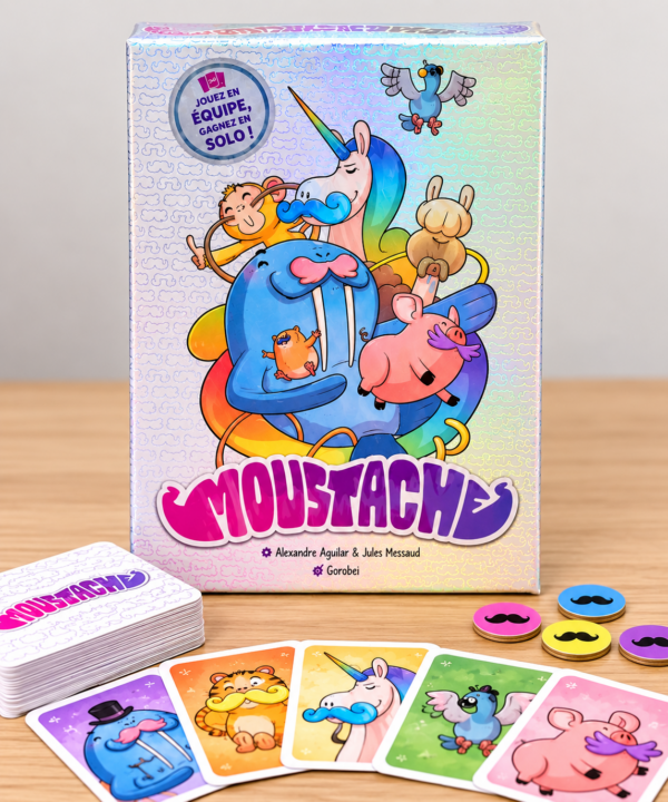 Moustache – Jeu d’ambiance et de stratégie - Blackrock Games