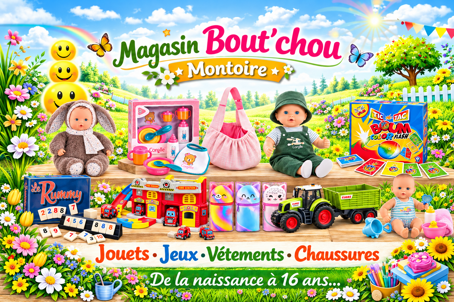 Jouets féeriques chez Bout’chou Montoire